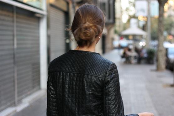 Mi look: negro y lila para ir de shopping