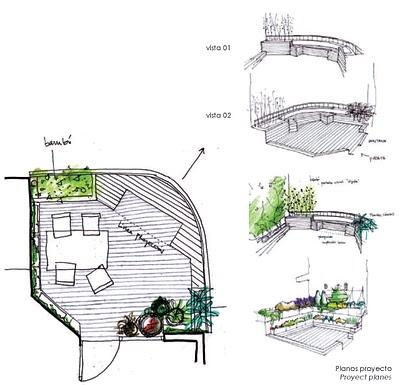 Proyecto de Jardín urbano en ático