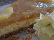 Semifrio queso kefir cobertura peras vino