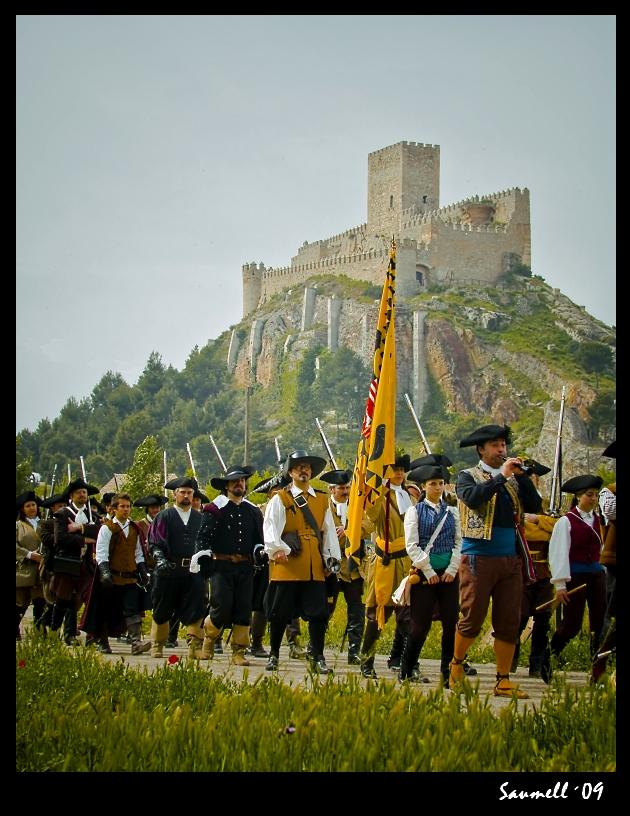 Castillo de Almansa. El mirador hacia el Levante.