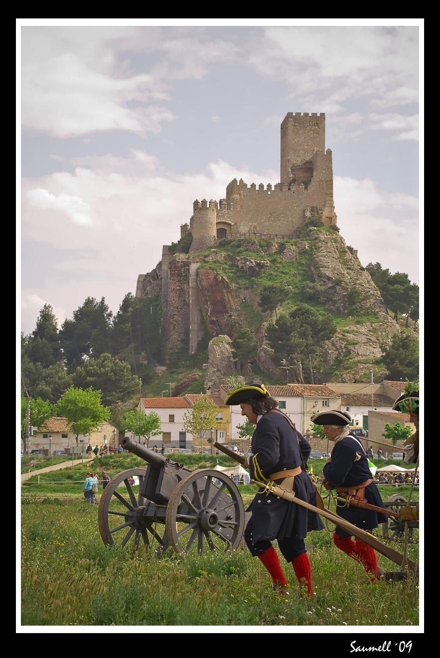 Castillo de Almansa. El mirador hacia el Levante.