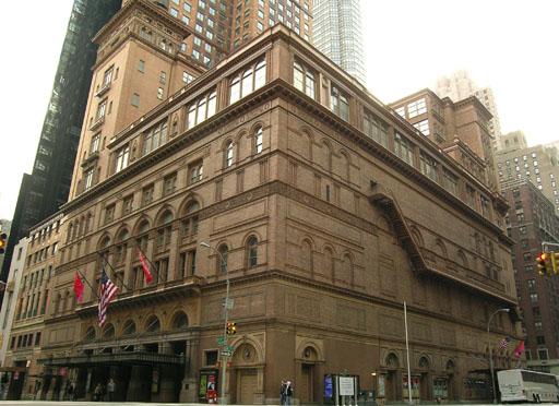 Carnegie Hall en Nueva York