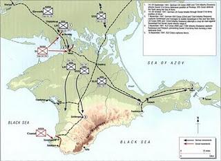 Toda Crimea, menos la fortaleza de Sebastopol, se encuentra ya en manos de Manstein - 16/11/1941.