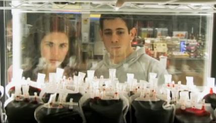 Bolsas de sangre de venta en el minisuper