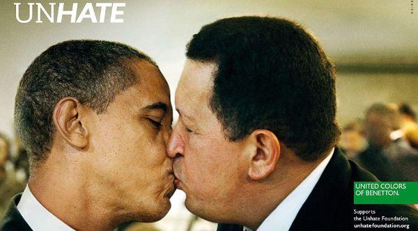 Benetton lanza controvertida campaña en que se besan líderes mundiales