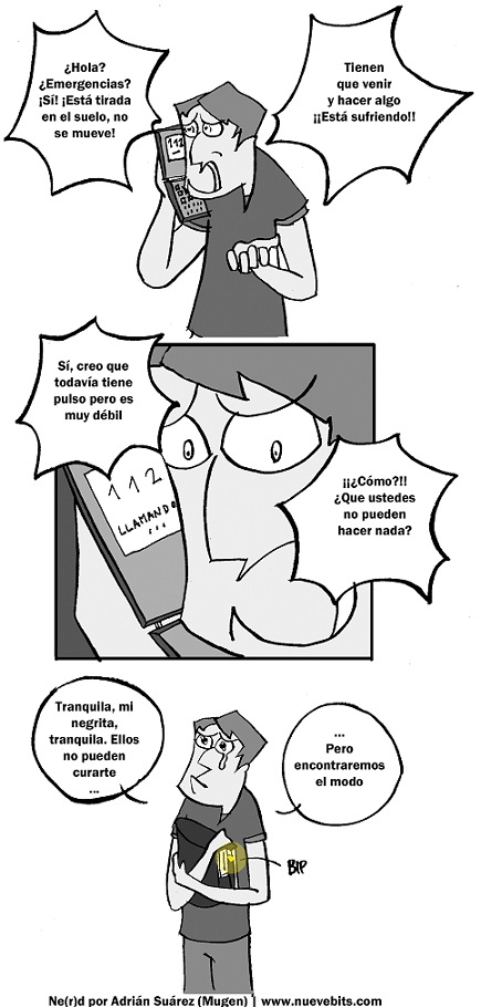 ¡Un accidente nerd! Oh, dios mío!