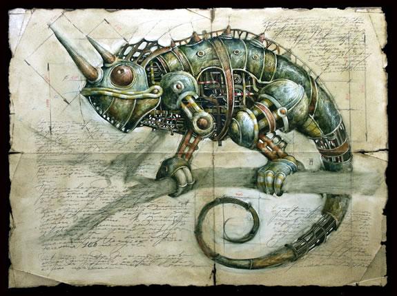 Vladimir Gvozdariki :: ilustraciones y esculturas steampunk