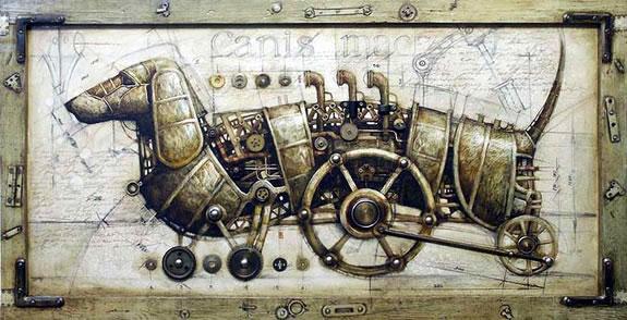 Vladimir Gvozdariki :: ilustraciones y esculturas steampunk