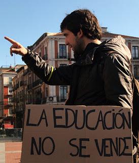 Manifestación por una educación pública y de calidad en Valladolid