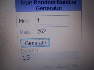 Y LOS GANADORES DEL SORTEO SON: