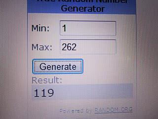 Y LOS GANADORES DEL SORTEO SON:
