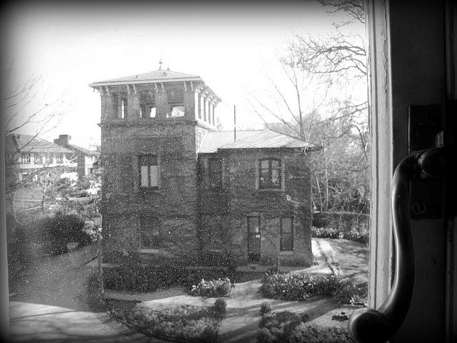 La Villa Ocampo de Mar del Plata en blanco y negro