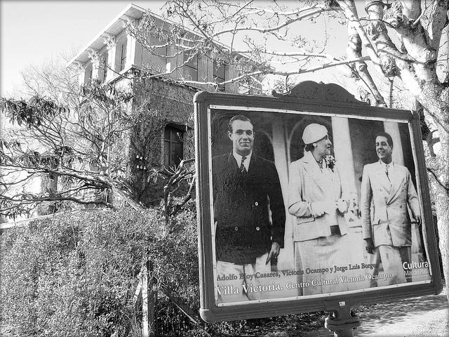 La Villa Ocampo de Mar del Plata en blanco y negro