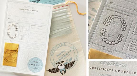 Official Tooth Fairy Kit :: certificado de caída de dientes