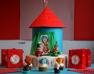 Modelado fondant - Animador de circo
