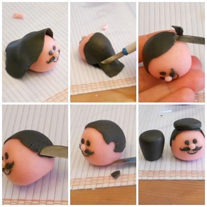 Modelado fondant - Animador de circo