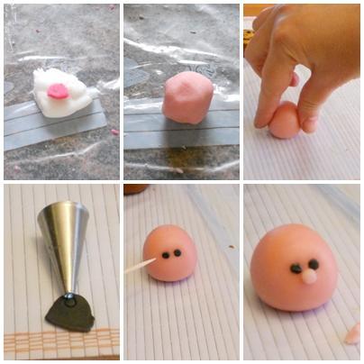 Modelado fondant - Animador de circo