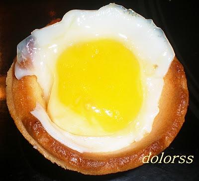Coulant de huevo  con crema de huevas de erizo