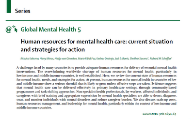 Recursos Humanos para los cuidados de Salud Mental - Kakuma y col.