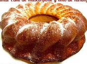 Bundt Cake mascarpone vino naranja.