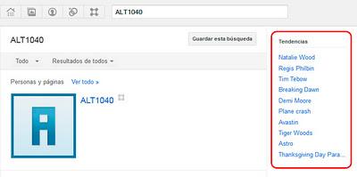 Google+ adopta los Treding Topics