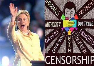 Hillary Clinton y las compañías que respaldan censura a Internet por el SOPA [Stop Online Piracy Act]