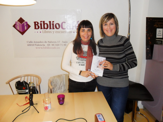 Presentación de Ángeles desterrados, Anabel Botella en Bibliocafé.