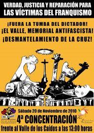 Como creyente me duele que el Valle de los caídos, perviva como  un monumento del fascismo y la dictadura.