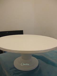 Pie para tortas, o cake stand