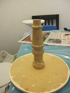 Pie para tortas, o cake stand