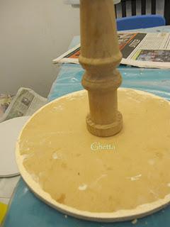 Pie para tortas, o cake stand