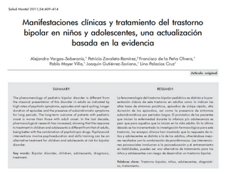 Evaluación y tratamiento de trastornos mentales en la infancia - Revisiones Revista Salud Mental IMP México