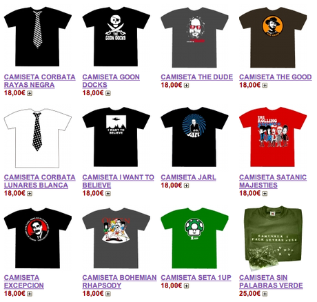 Camisetas para chico