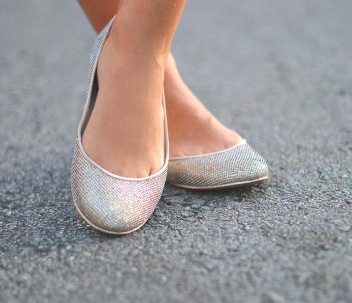 Glitter on my feet...