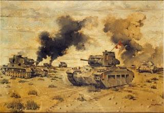 Los Panzer aplastan a la 7ª División Acorazada en Sidi Rezegh - 21/11/1941.