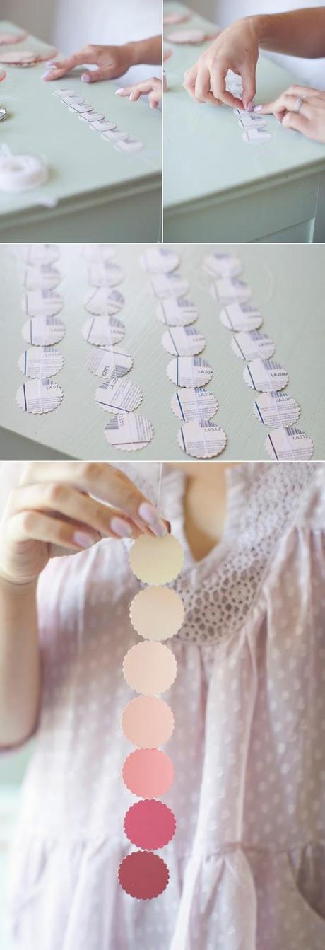 LOW COST: LÁMPARA HECHA CON RECORTES