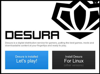 Desura (el Steam para Linux) ya tiene versión estable