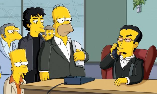 Neil Gaiman en los Simpsons