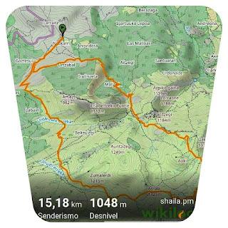 Ganbo Txiki y Ganboa desde Larraitz