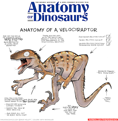 La anatomía de criaturas del pasado vista por Dave Kellett (III)