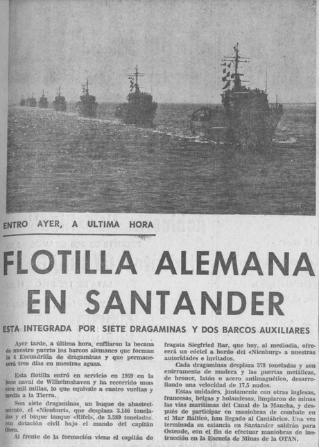 1971:en tal día como hoy una flotilla alemana visita nuestro puerto