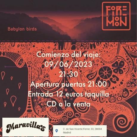 FIRE MOON: NUEVO TRABAJO Y PRESENTACIÓN EN VIVO