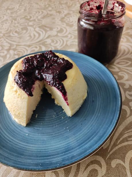 CHEESECAKE  DE SKYR EN 5 MINUTOS