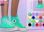 Sims Shoes: Chuck Taylor Star Converse platform high sneakers Children