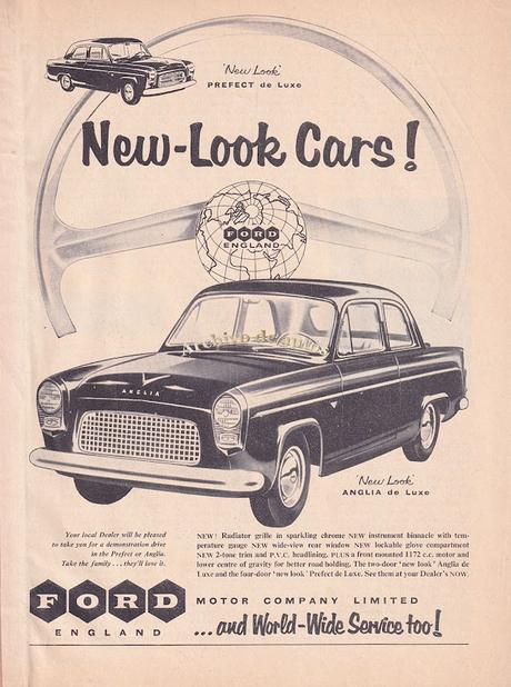 Ford Anglia fabricado por Ford Motor Company Limited en 1958