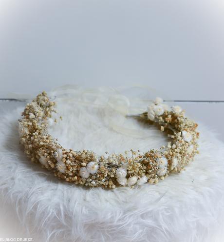 CORONA DE FLOR PROCESADA PARA AITANA CORONA DE FLOR PROCESADA PARA AITANA