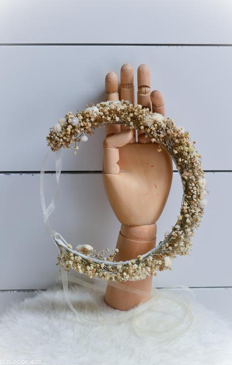 CORONA DE FLOR PROCESADA PARA AITANA CORONA DE FLOR PROCESADA PARA AITANA