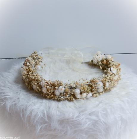 CORONA DE FLOR PROCESADA PARA AITANA CORONA DE FLOR PROCESADA PARA AITANA