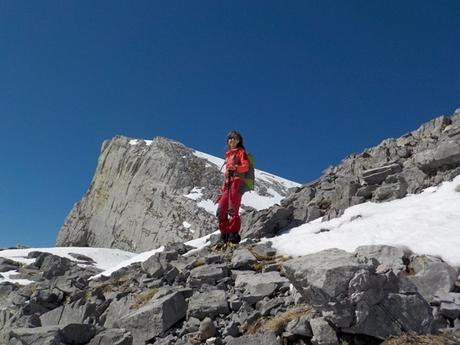 Pico Bernera desde refugio Lizara Pico Bernera desde refugio Lizara