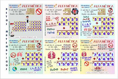 ALFAMÉTICAS - DÍA MUNDIAL SIN TABACO